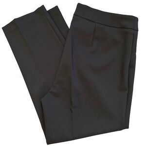 JNY Jones New York Black Stretch Dress Pants Womens 1X Wide Leg Career